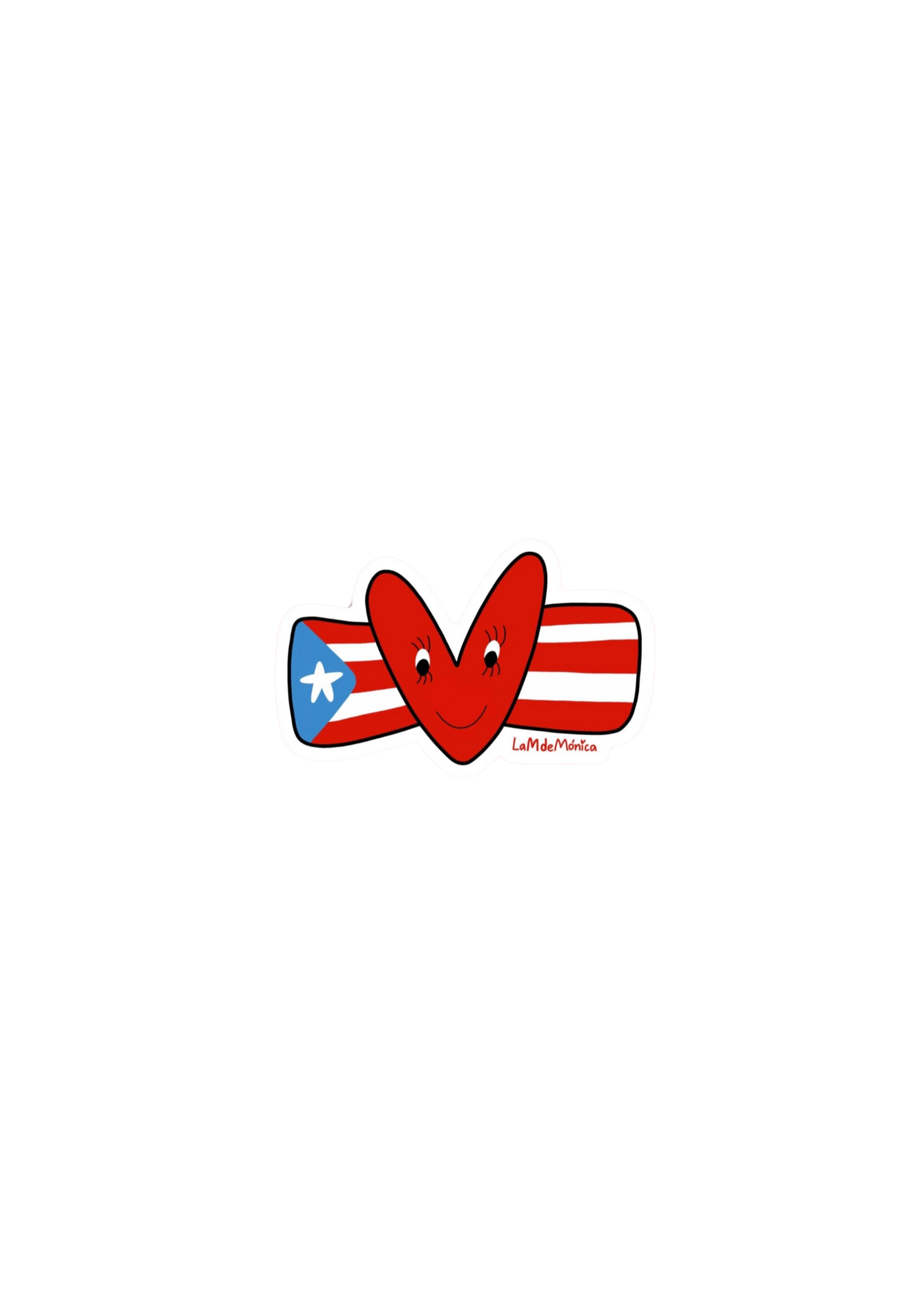 La M de Mónica- STICKER "PUERTO RICO"