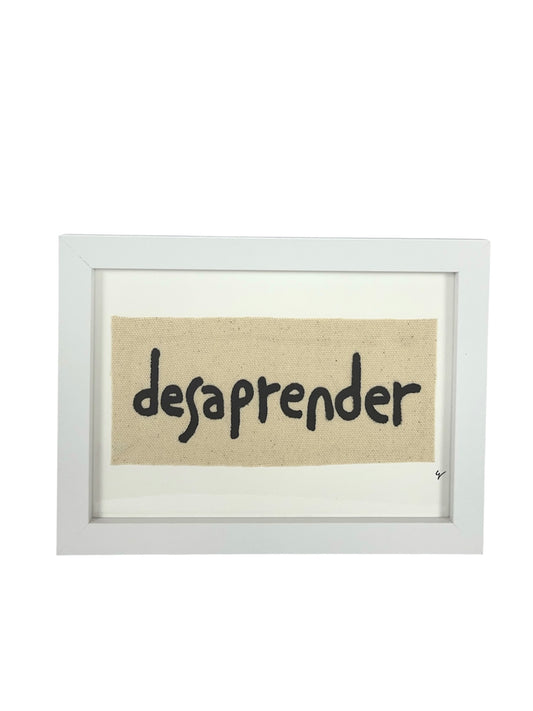 Consuelo. - ENMARCADO "DESAPRENDER"