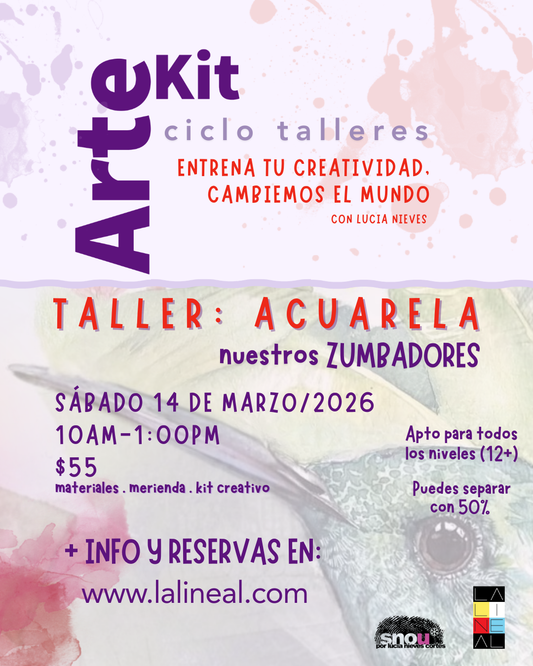 ARTE KIT - TALLER DE ACUARELA CON LUCIA NIEVES