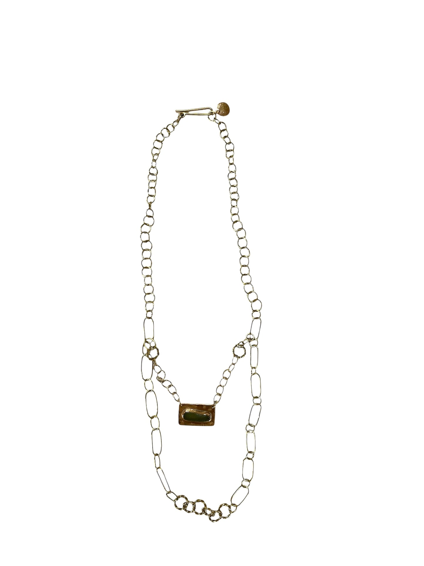 Mei Román - COLLAR DOBLE SEAGLASS