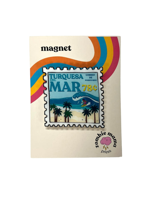 Zombie Mama Press - MAGNETO "TURQUESA DEL MAR"