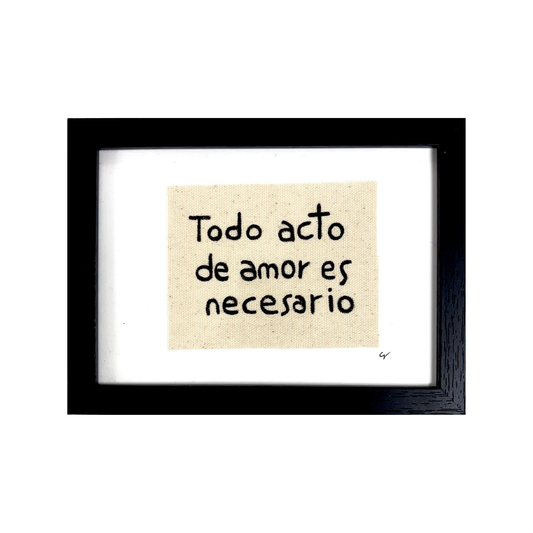 Consuelo. - ENMARCADO "TODO ACTO DE AMOR"