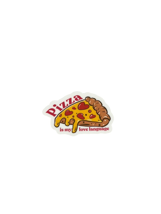 Zombie Mama Press - PIZZA LOVE STICKER