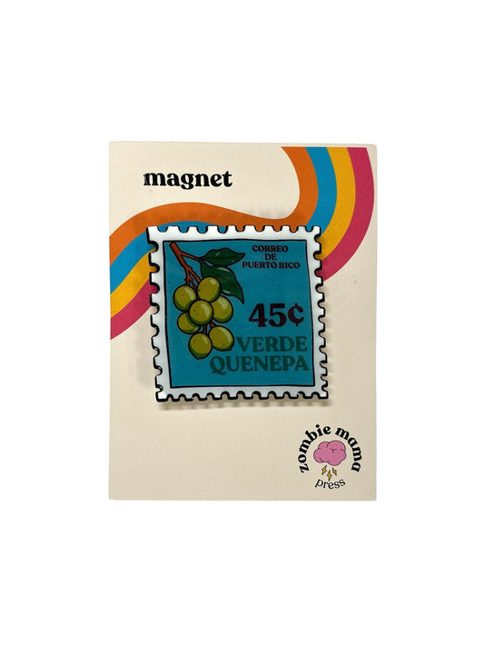 Zombie Mama Press - MAGNETO "VERDE QUENEPA"