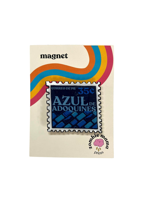 Zombie Mama Press - MAGNETO "AZUL DE ADOQUINES"