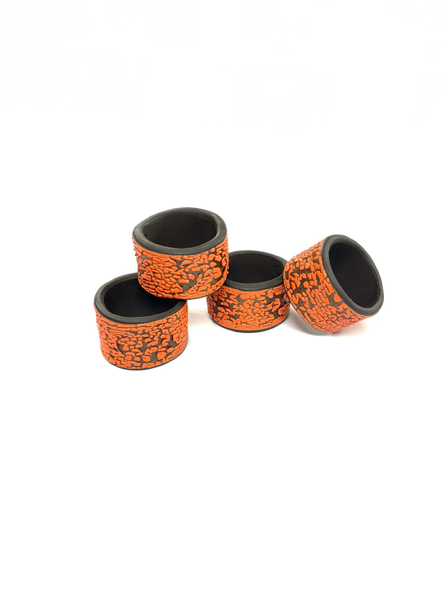 House of Dirt - NAPKIN RINGS / ORANGE CHIPS