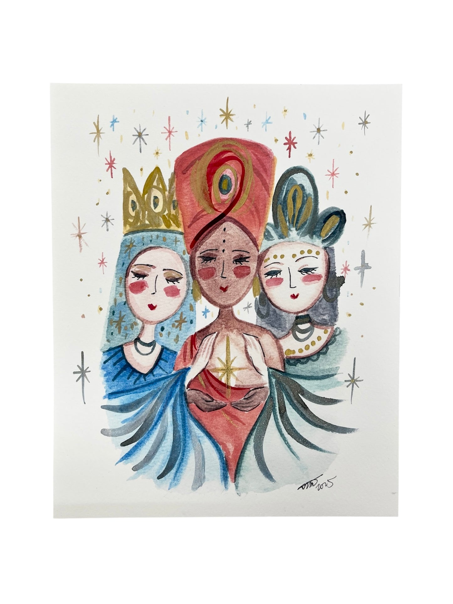 Había Una Vez - 8"x10" ART PRINT "REINAS MAGAS"