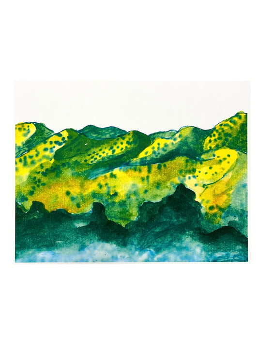 Días Comic - ART PRINT / AMARILLO Y VERDE