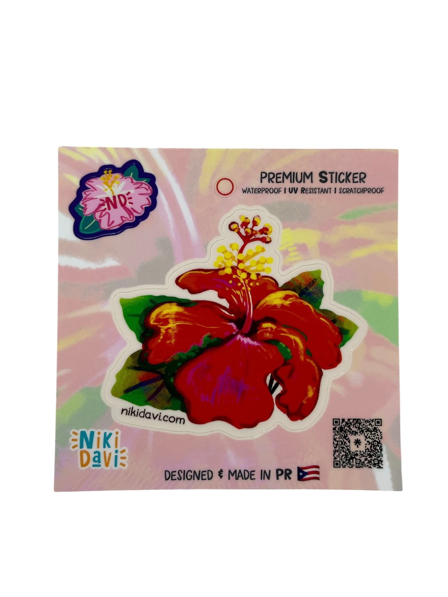Niki Davi- FLOR DE MAGA PREMIUM STICKER + ONE MINI