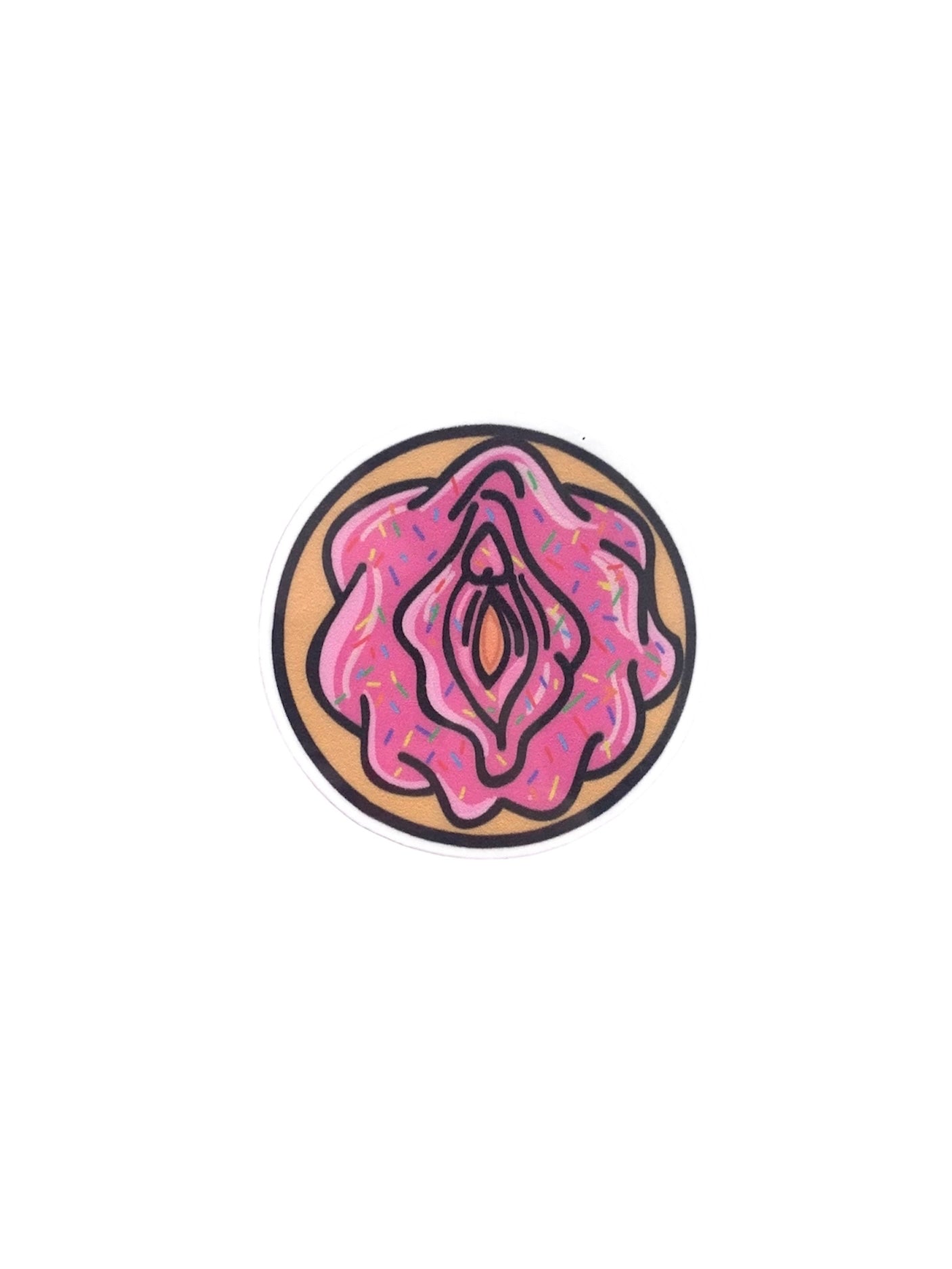 Zombie Mama Press - DONUT PINK STICKER