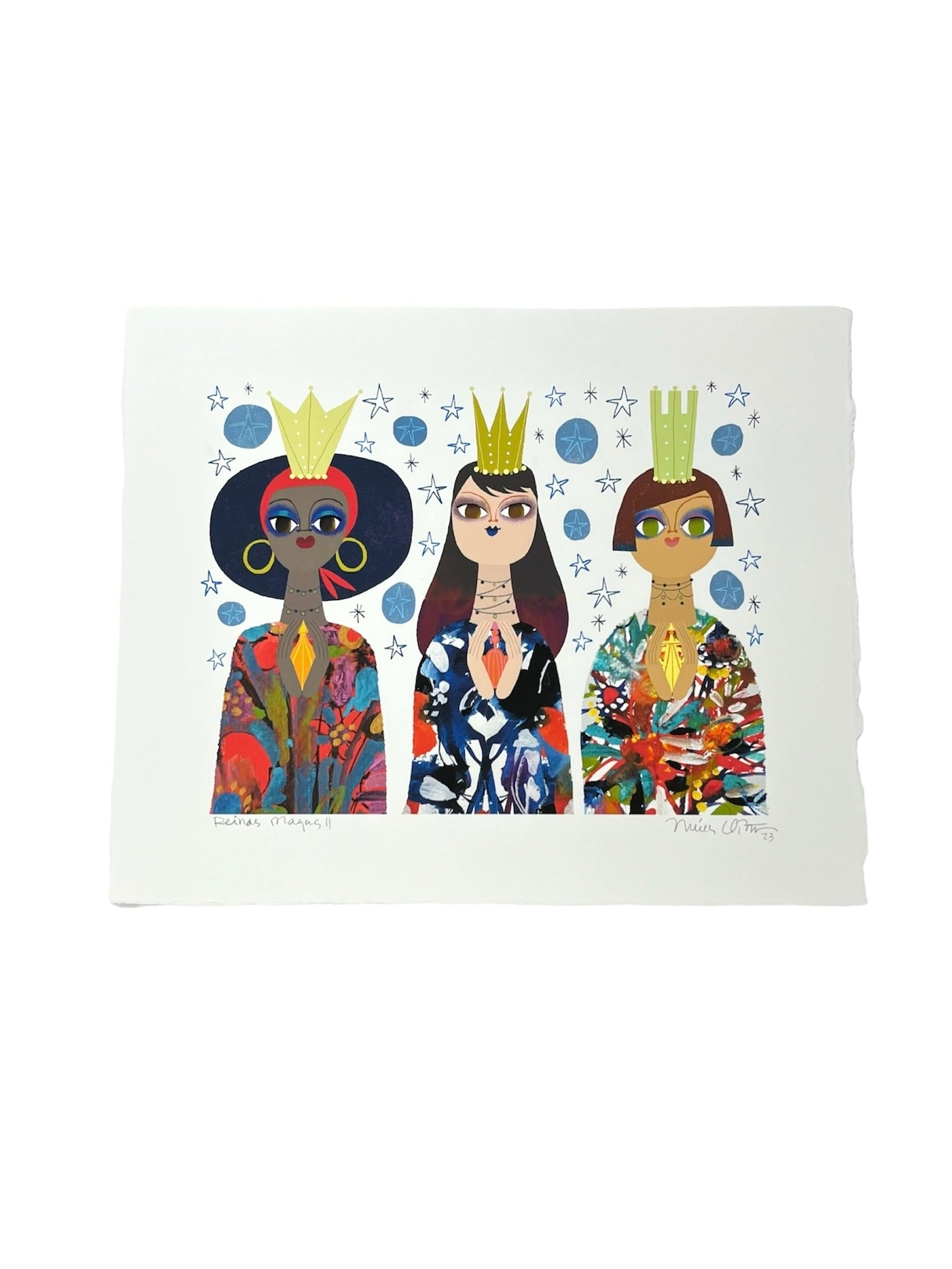 Nivea Ortíz- "REINAS MAGAS III" GICLEE ART PRINT