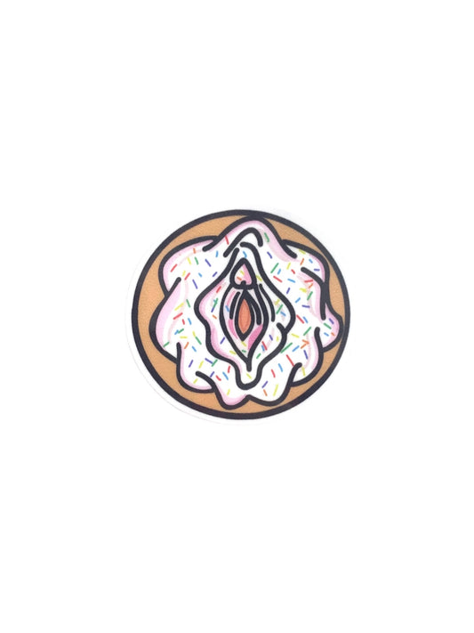 Zombie Mama Press - DONUT VANILLA STICKER