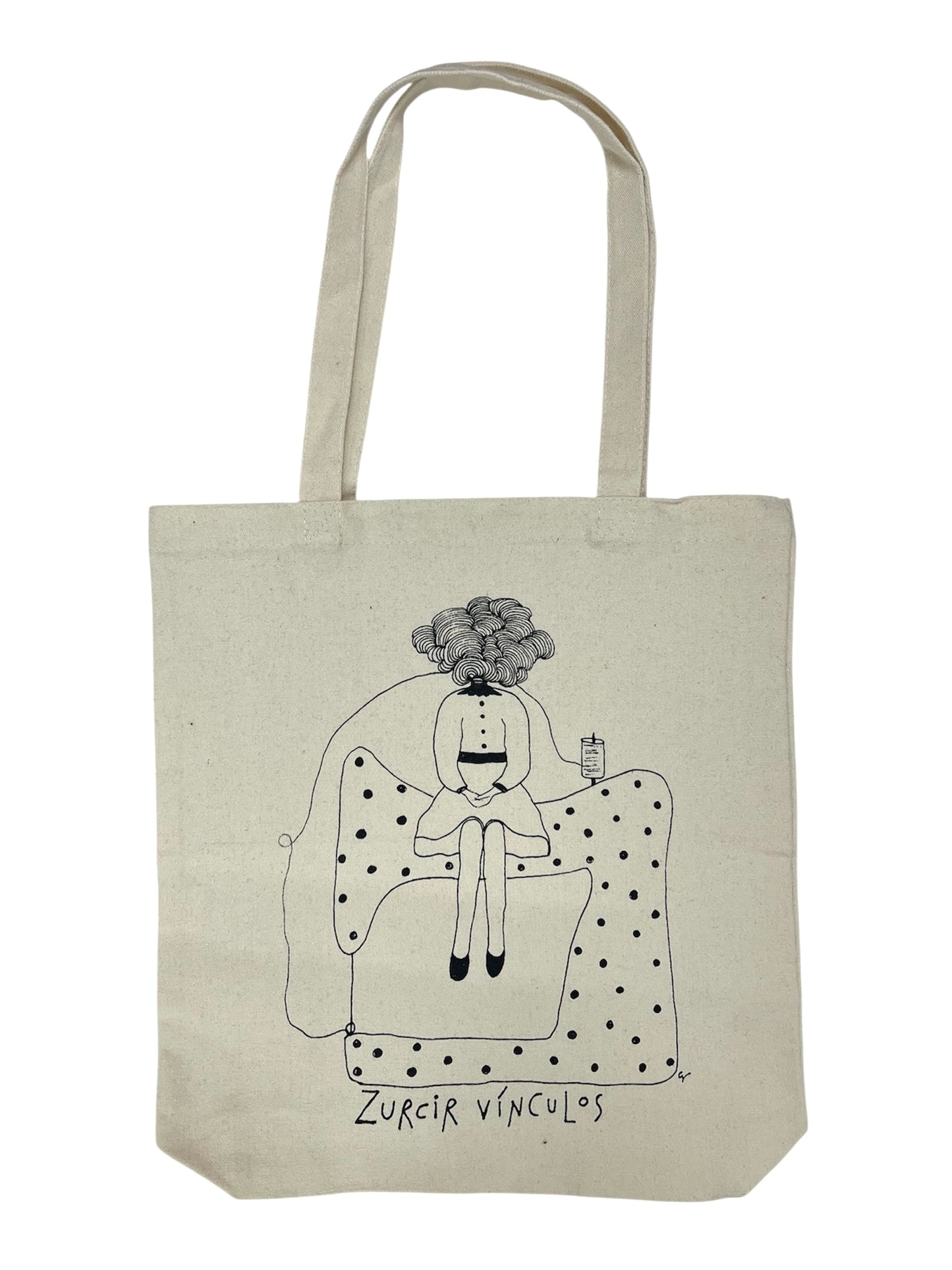 Consuelo. - TOTE BAG "ZURCIR VINCULOS" NATURAL