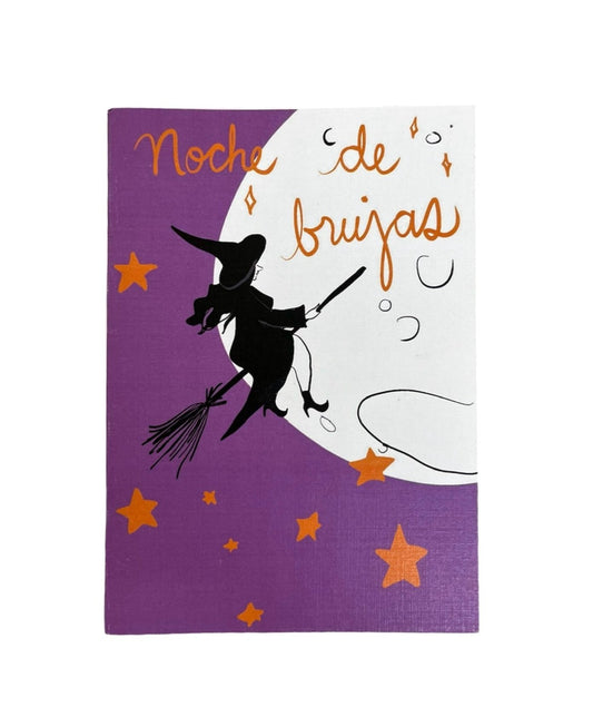 Boripostales - POSTAL 5"X7" - NOCHE DE BRUJAS