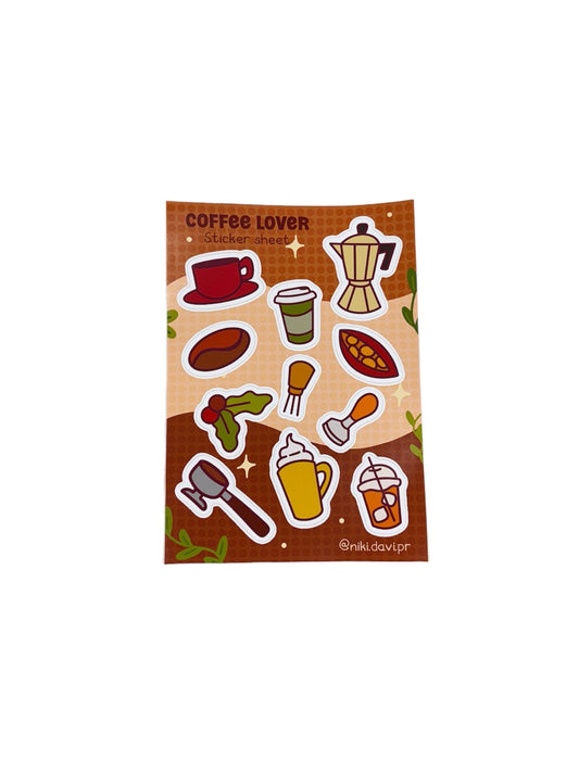 Niki Davi - COFFEE LOVER STICKER SHEET