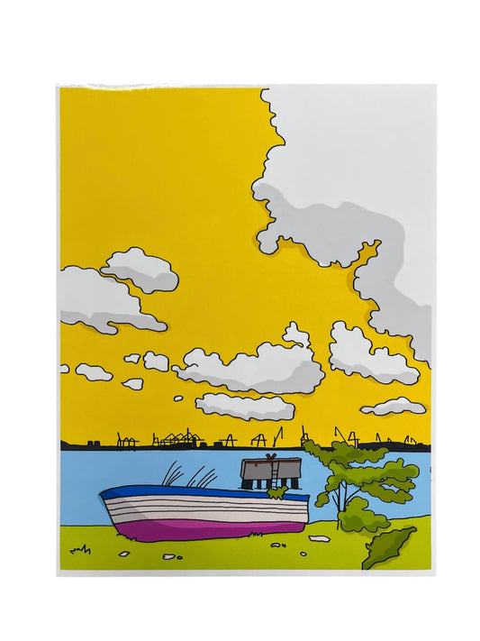Días Comic - ART PRINT / SE QUEDO AHI