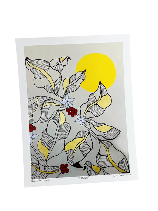 Dos Pinceles - ART PRINT "CAFETAL"