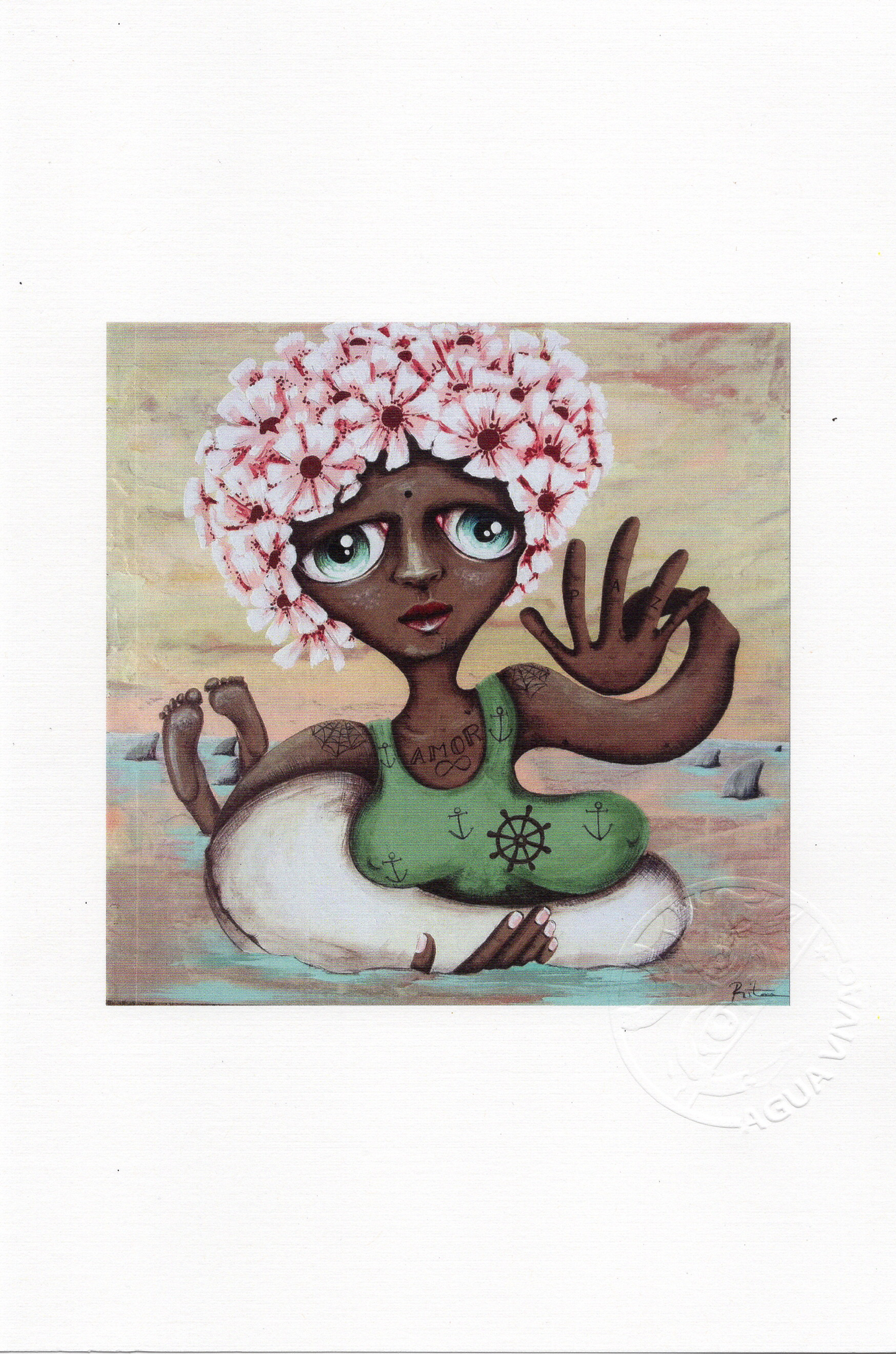 Agua Viva - ART PRINT 9"X6" / VARIEDAD
