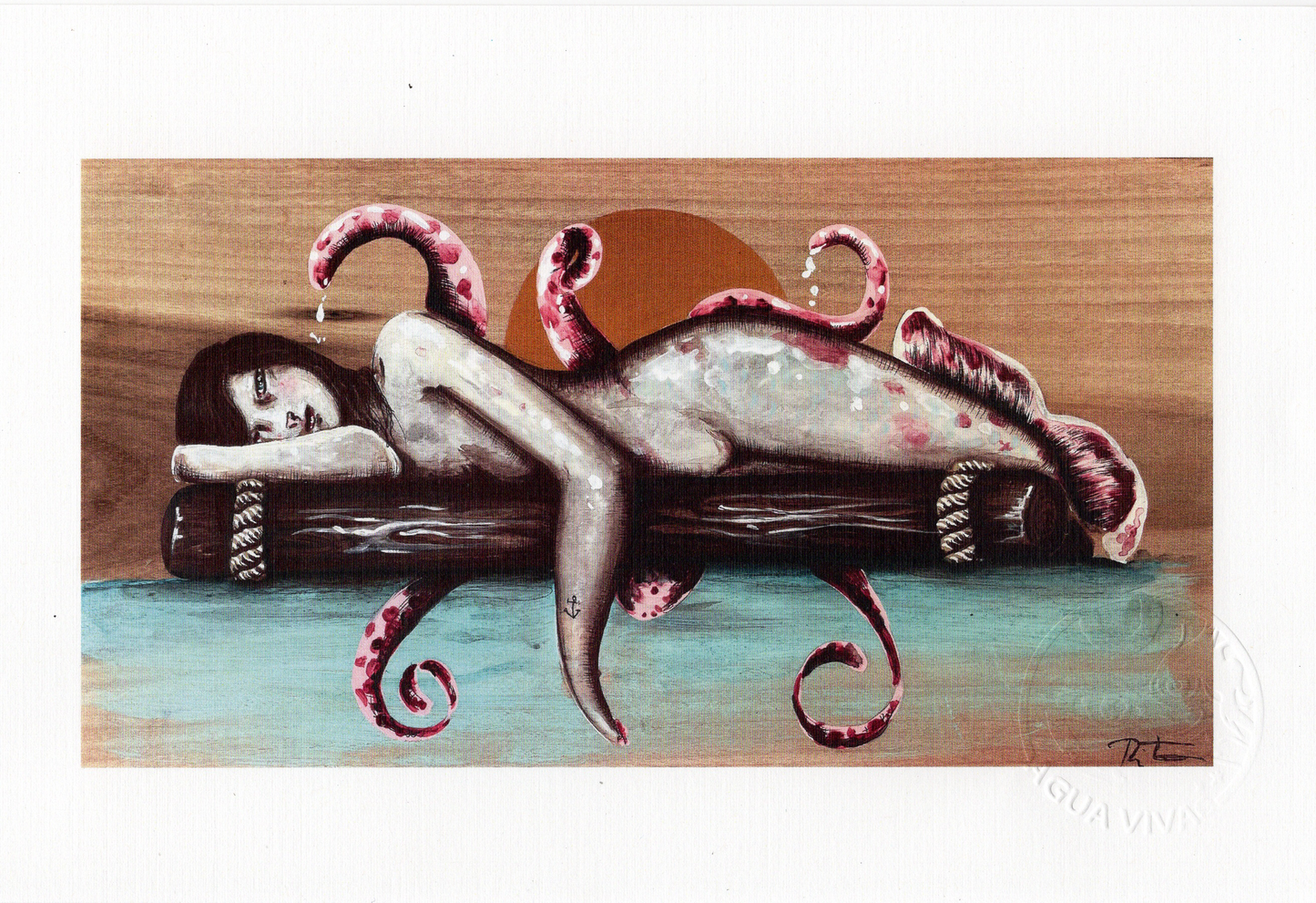 Agua Viva - ART PRINT 9"X6" / VARIEDAD