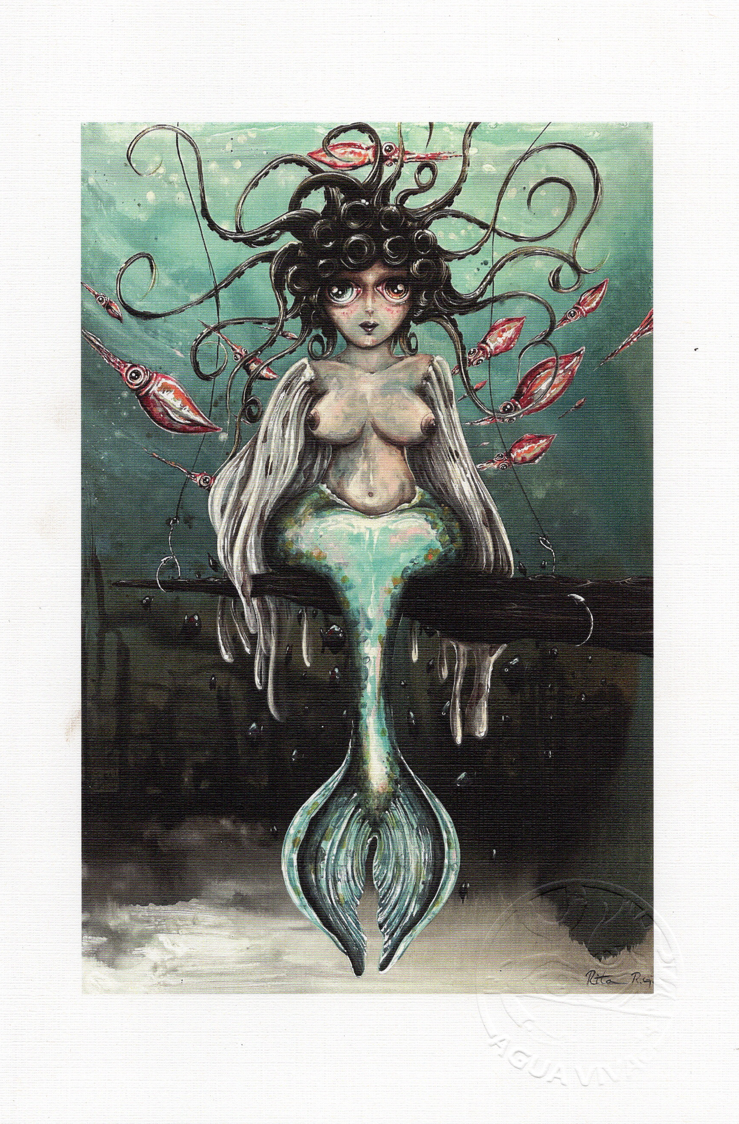 Agua Viva - ART PRINT 9"X6" / VARIEDAD
