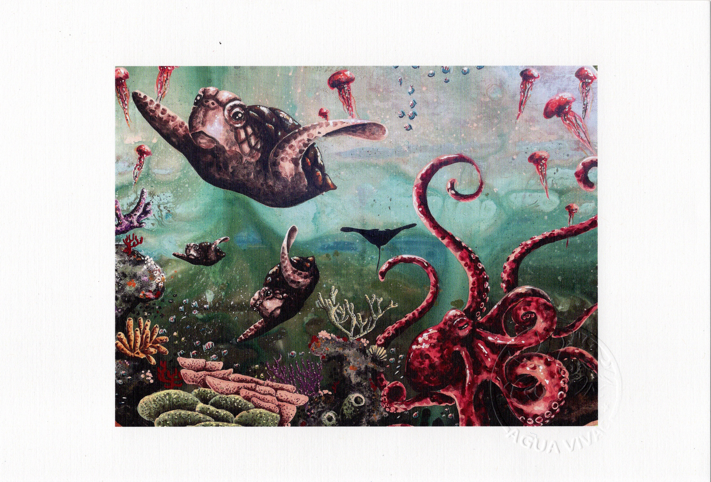 Agua Viva - ART PRINT 9"X6" / VARIEDAD
