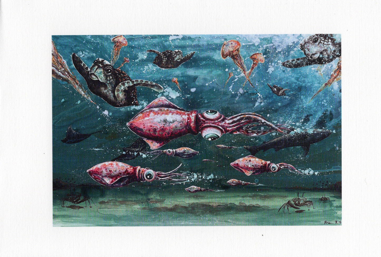 Agua Viva - ART PRINT 9"X6" / VARIEDAD