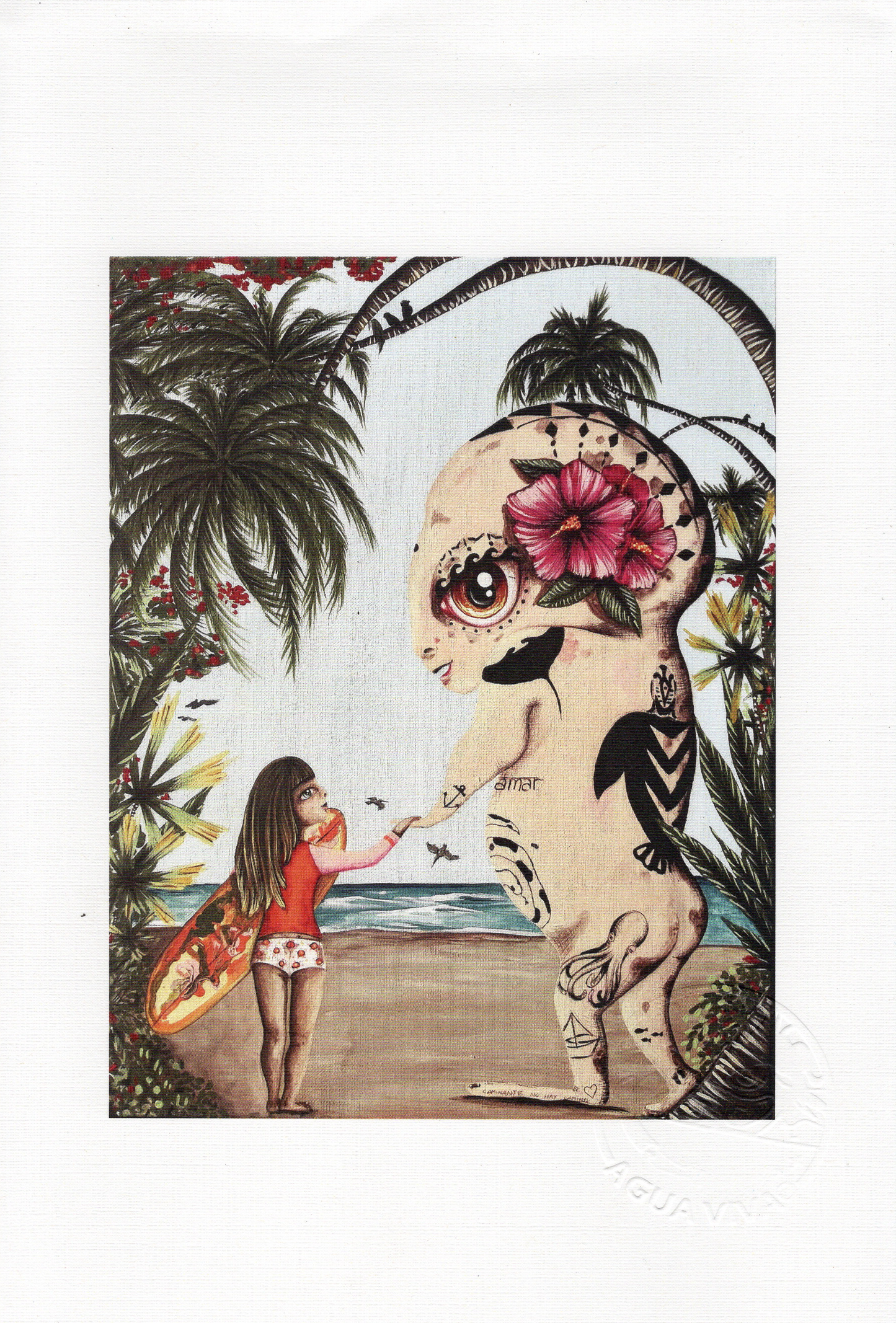 Agua Viva - ART PRINT 9"X6" / VARIEDAD