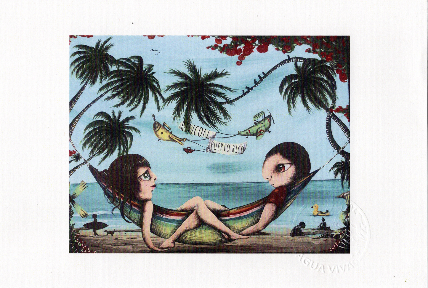 Agua Viva - ART PRINT 9"X6" / VARIEDAD