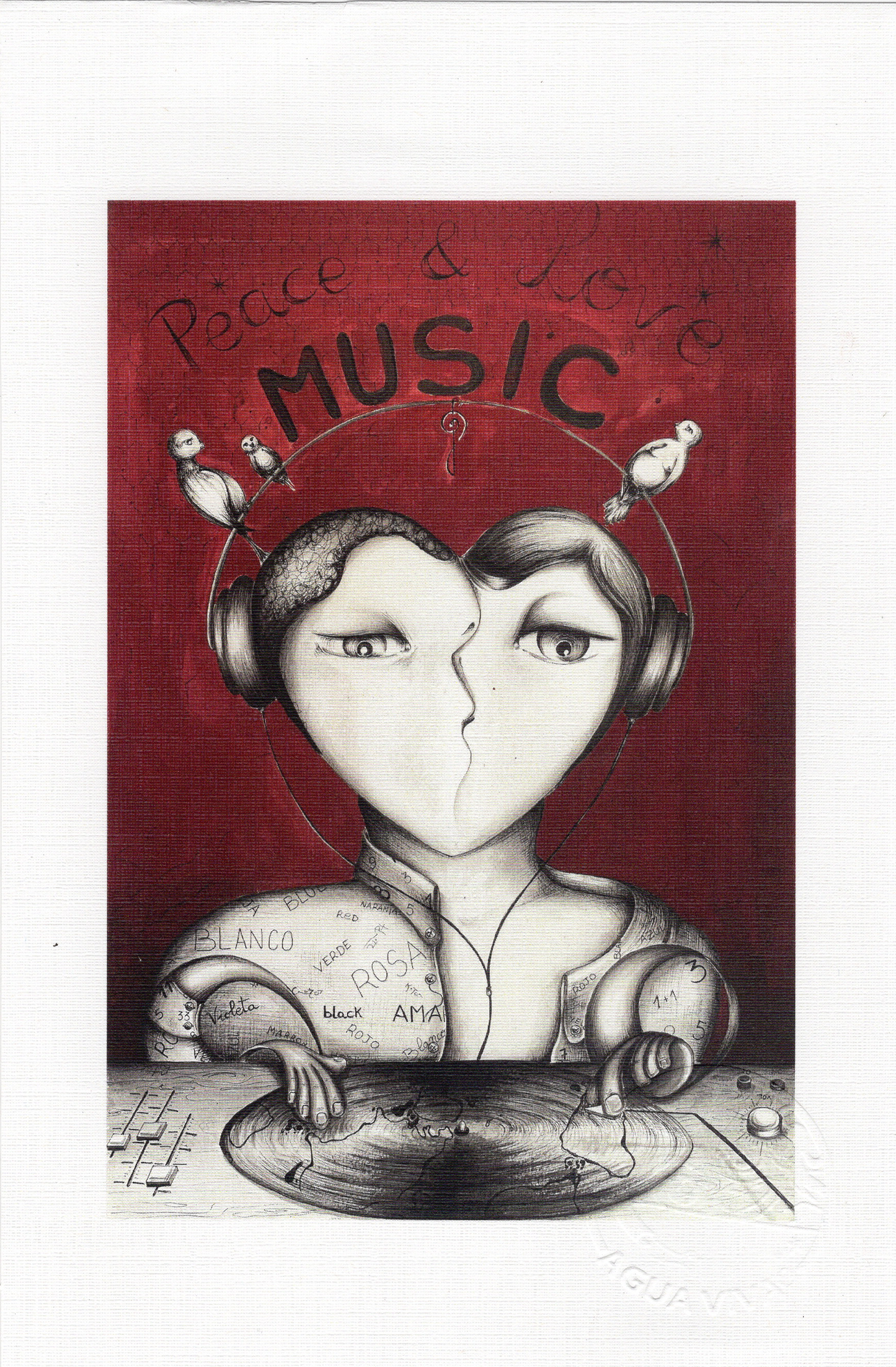 Agua Viva - ART PRINT 9"X6" / VARIEDAD