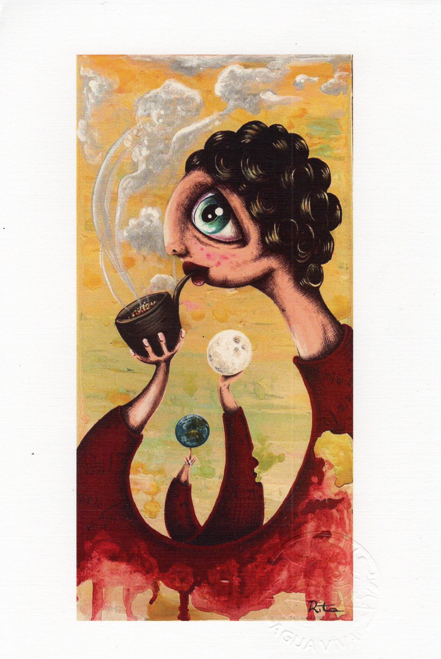 Agua Viva - ART PRINT 9"X6" / VARIEDAD