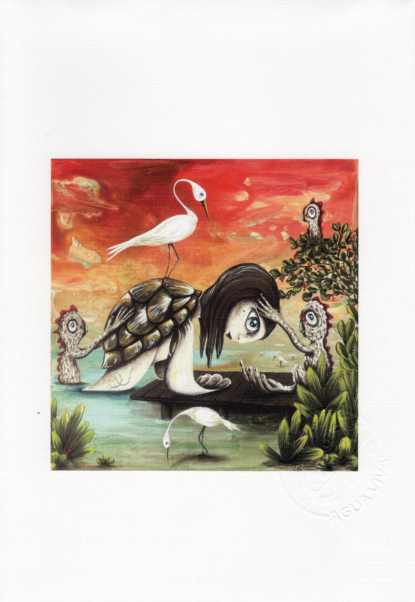 Agua Viva - ART PRINT 9"X6" / VARIEDAD
