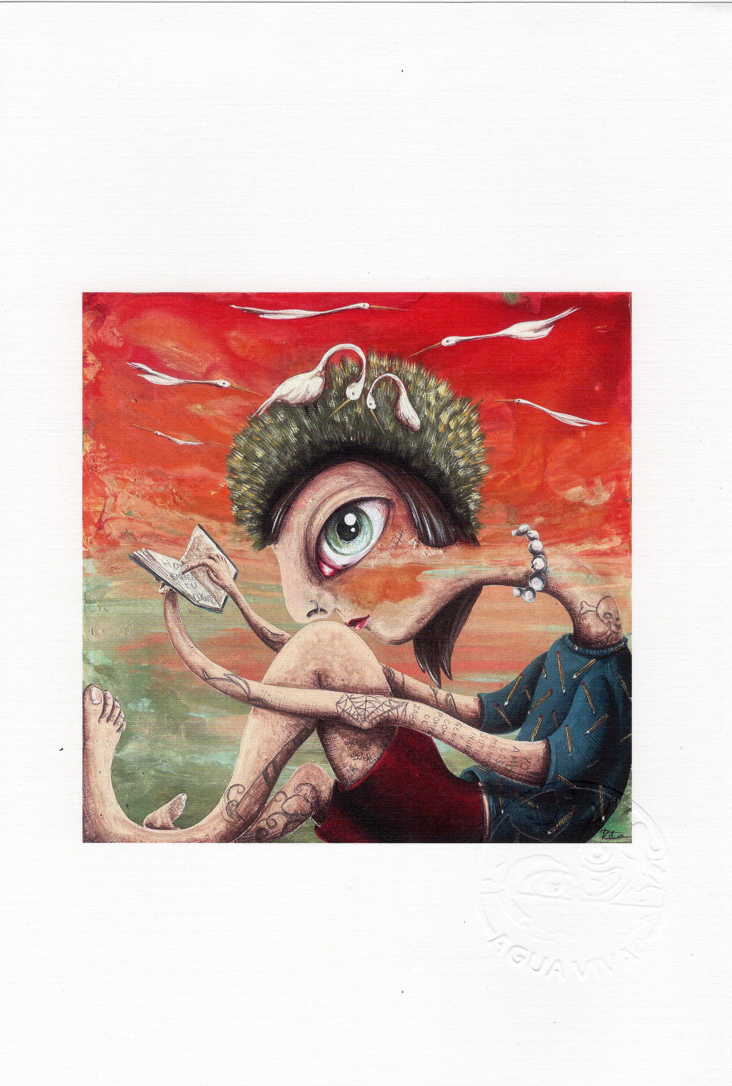 Agua Viva - ART PRINT 9"X6" / VARIEDAD