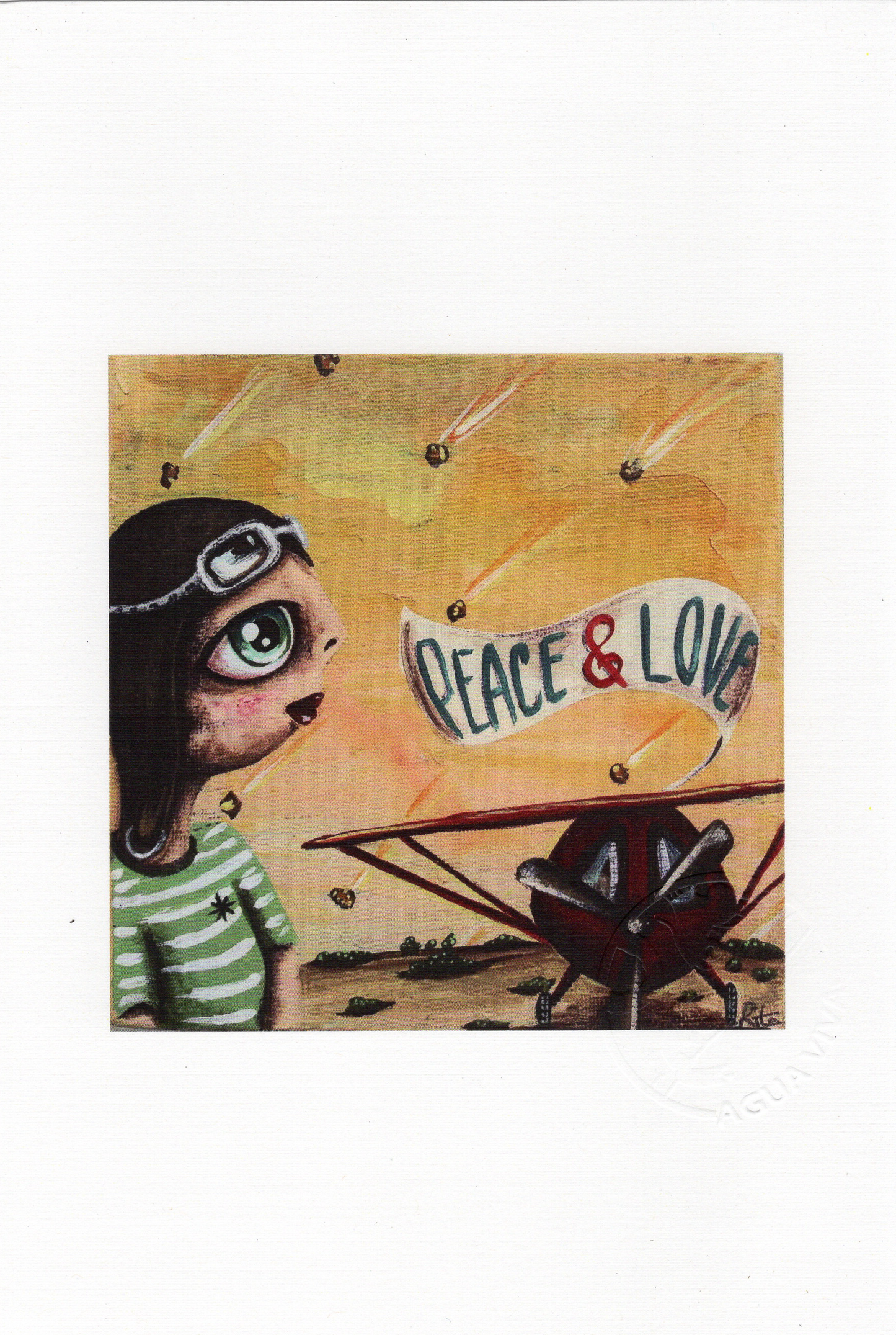 Agua Viva - ART PRINT 9"X6" / VARIEDAD