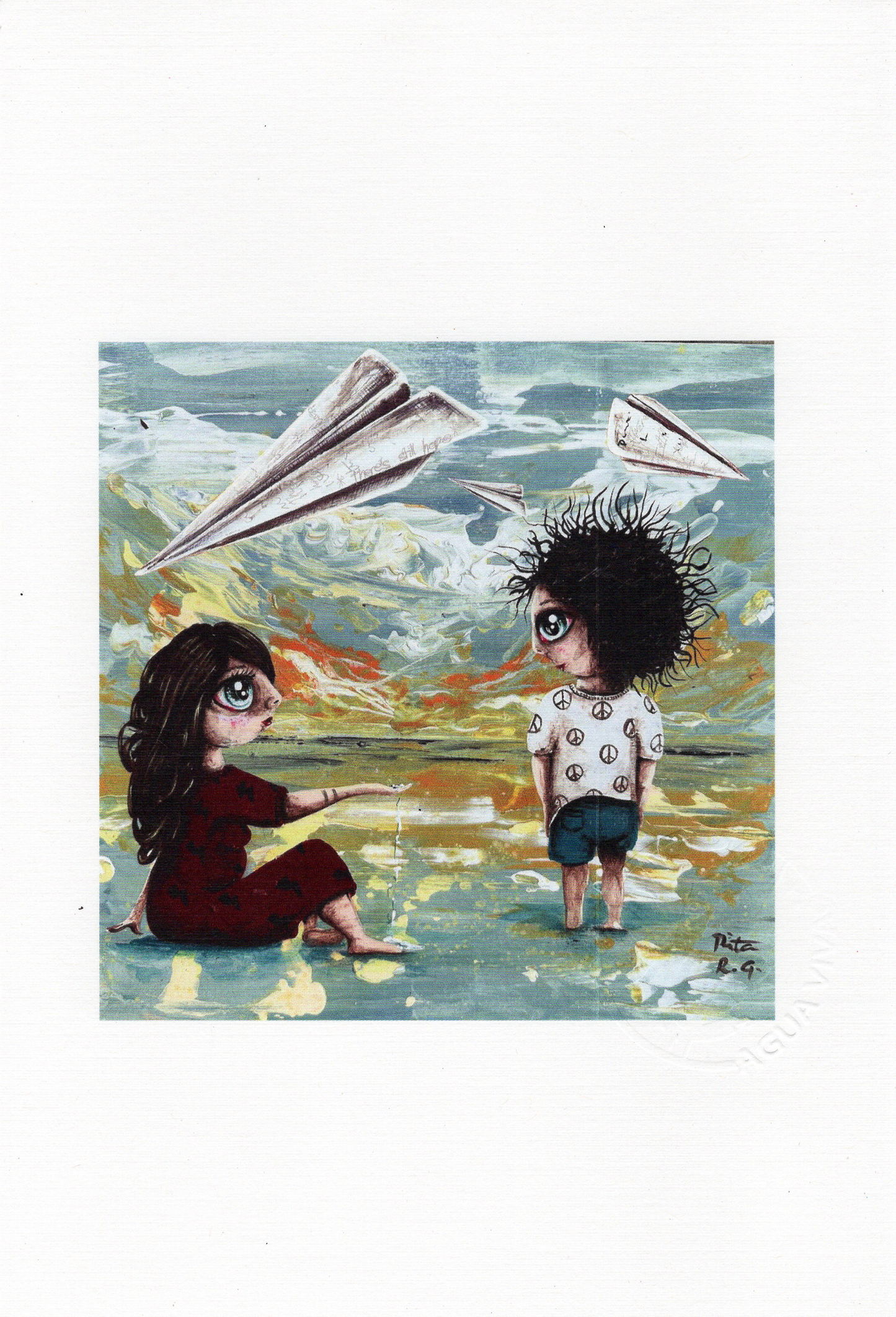 Agua Viva - ART PRINT 9"X6" / VARIEDAD