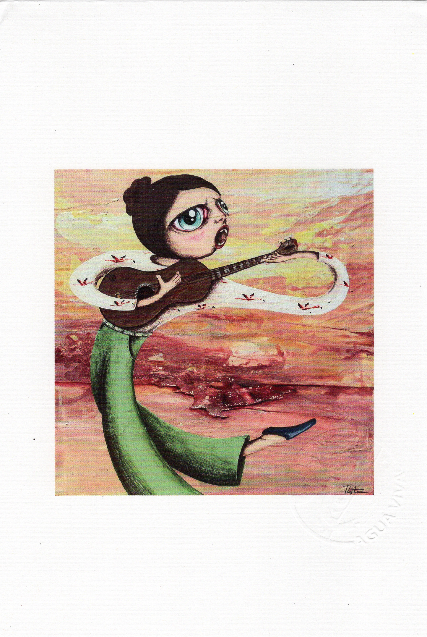Agua Viva - ART PRINT 9"X6" / VARIEDAD