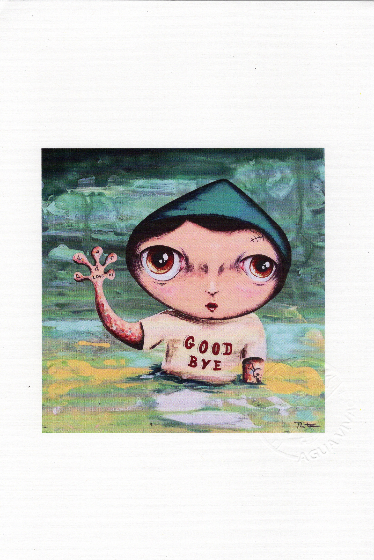 Agua Viva - ART PRINT 9"X6" / VARIEDAD