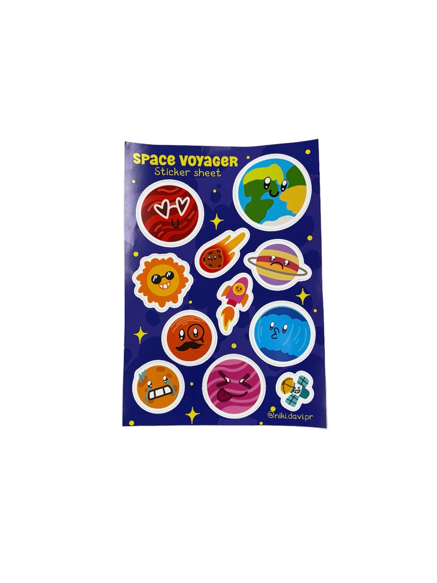 Niki Davi - SPACE VOYAGER STICKER SHEET