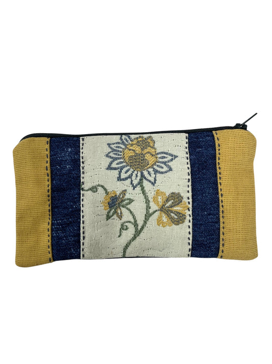 Boca de Hilo - POUCH / 3 FLORES  AMARILLO