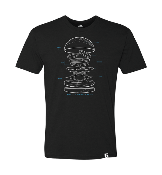 Anti-Social  - “BURGER ANATOMY” T-SHIRT