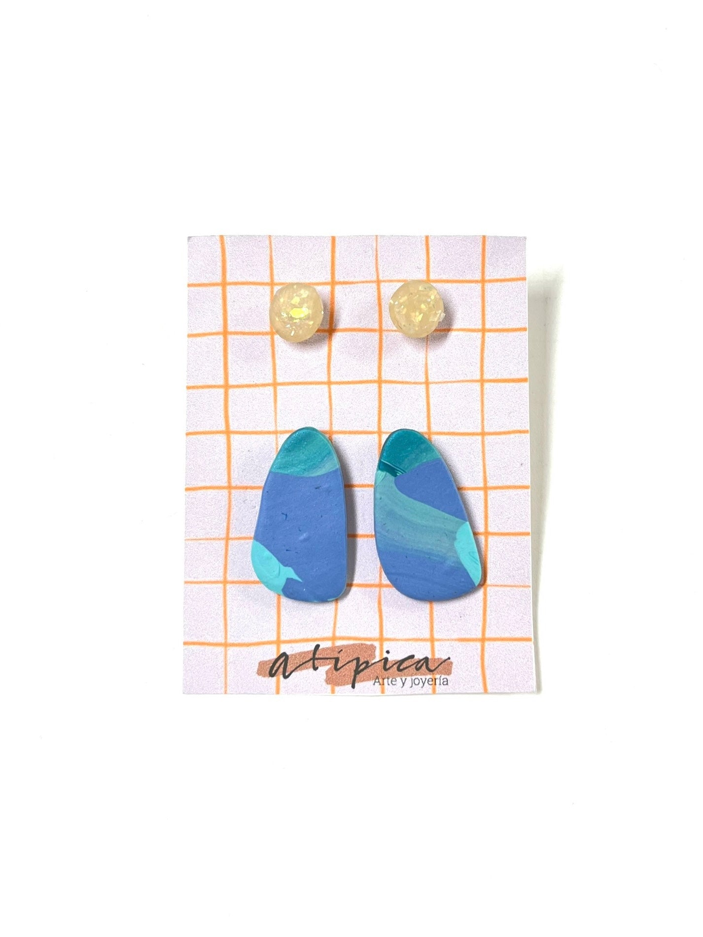 Atypical - STUDS SET 2 BLUE CREAM