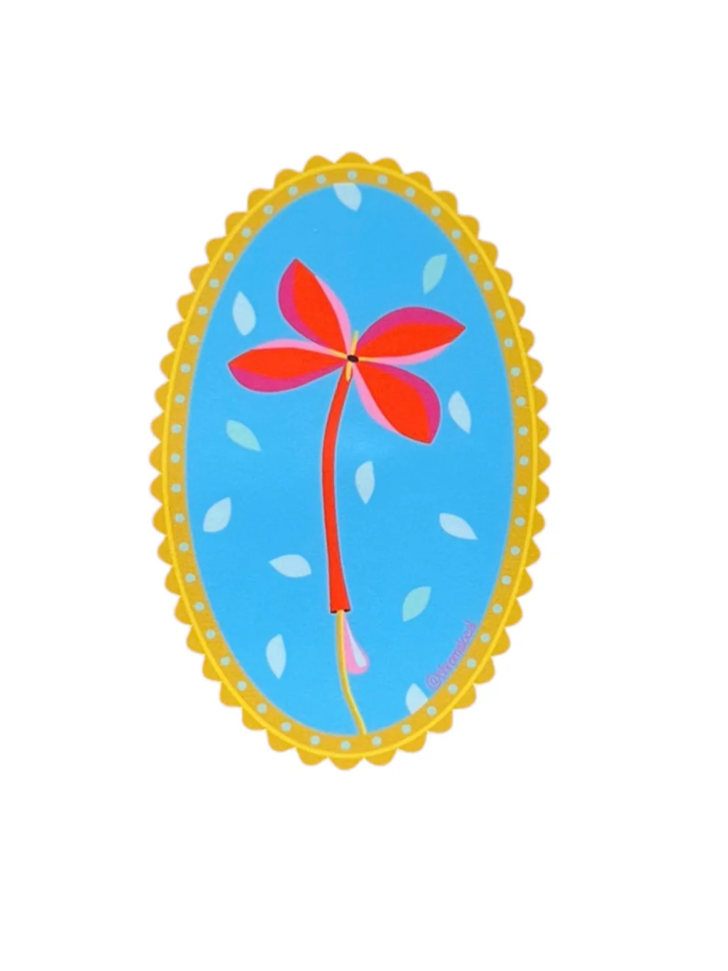 Botón de Azúcar- STICKER CRUZ DE MALTA