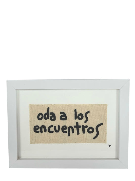 Consuelo. - ENMARCADO "ODA A LOS ENCUENTROS"