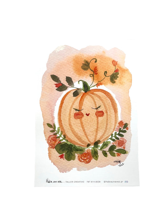 Había Una Vez - 5"x7" ART PRINT "CALABAZA"