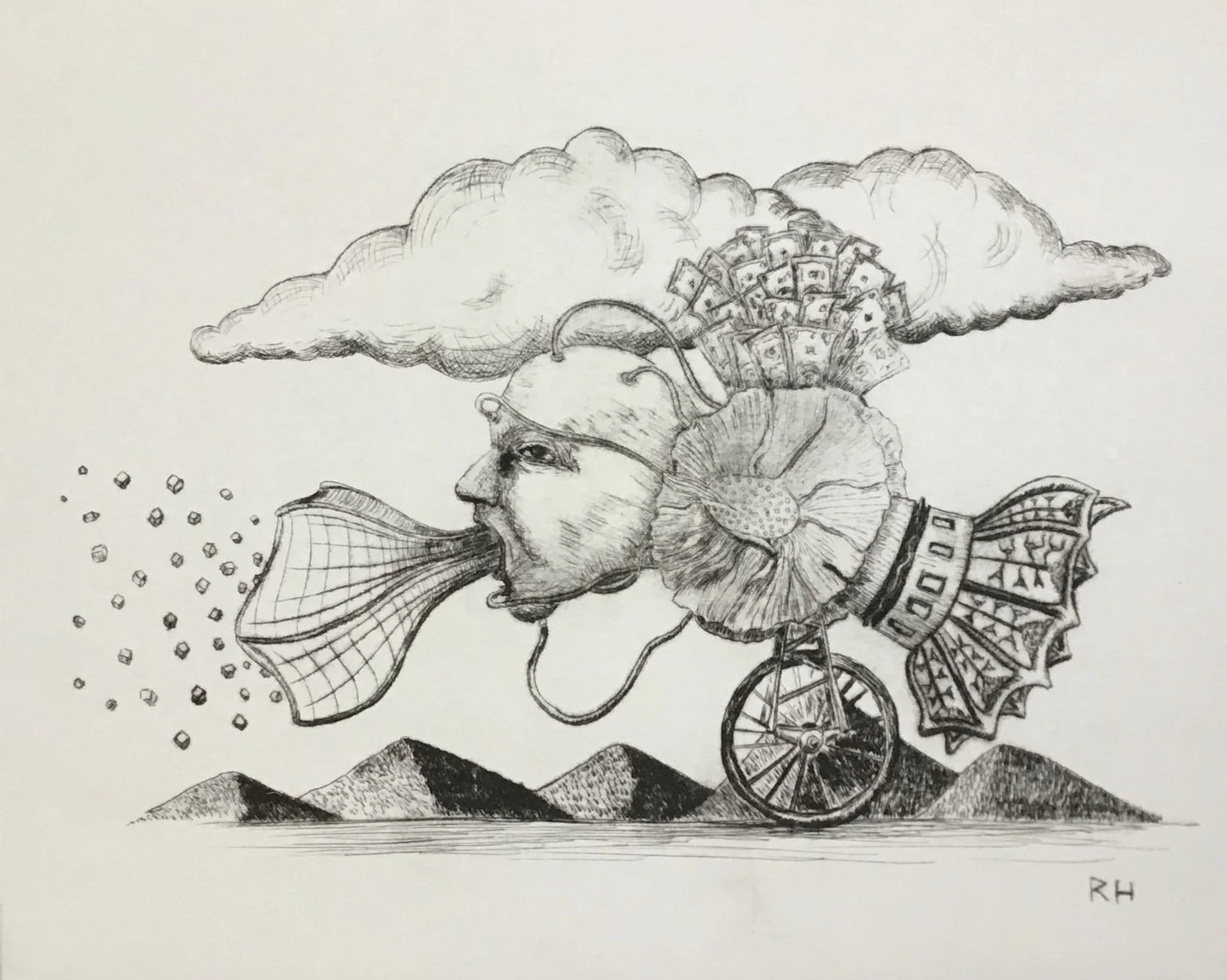 Rafael Hernández - OBRA ORIGINAL "DEVASTADOR" INTAGLIO