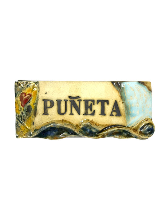 Gizelle Castro - PLACA CERÁMICA "PUÑETA"