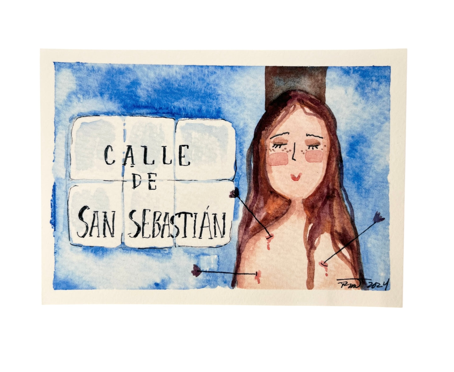 Había Una Vez - 5"X7" ART PRINT "CALLE DE SAN SEBASTIAN"