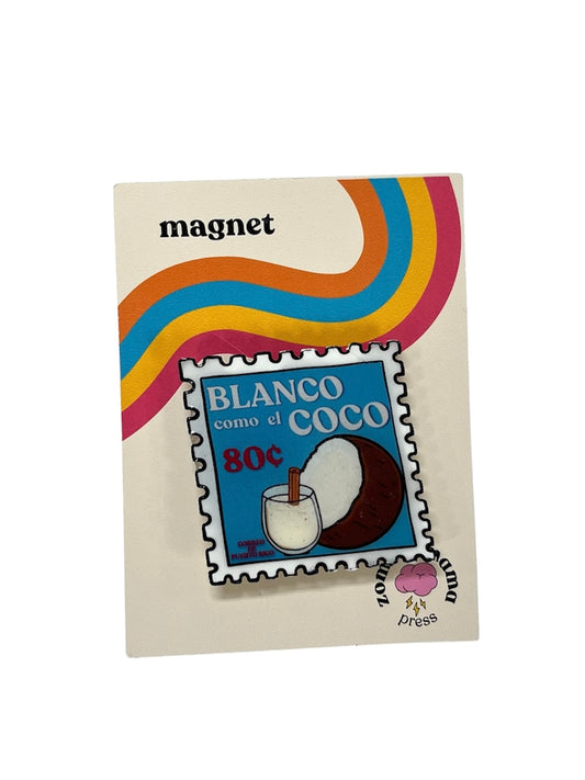 Zombie Mama Press - MAGNETO "BLANCO COMO EL COCO"