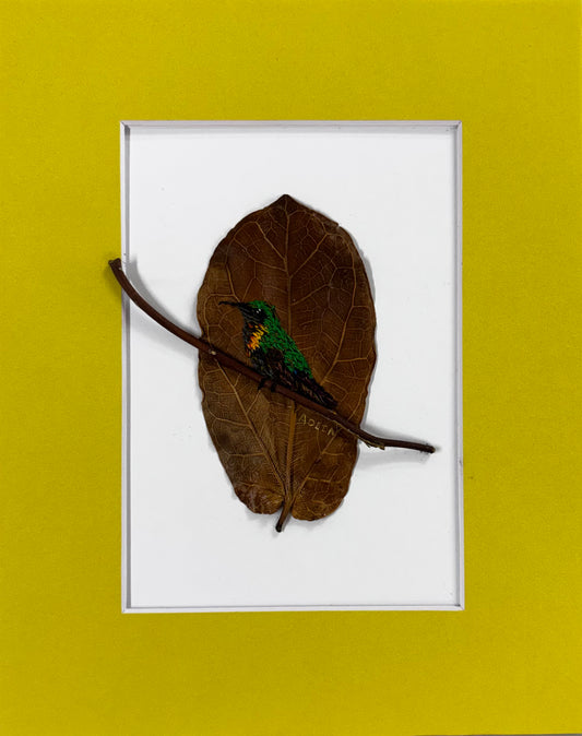 Adlin Dávila Ortiz - OBRA ORIGINAL "COLIBRI Y EL ROBLE"