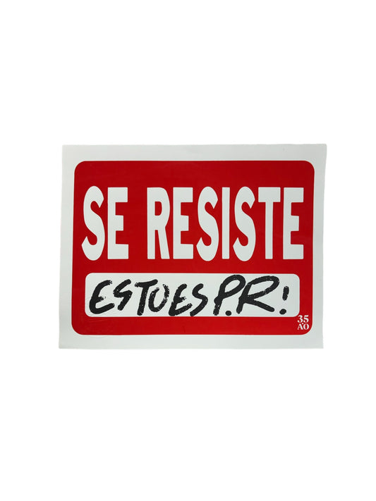 La Serigráfica - OBRA ORIGINAL "SE RESISTE"
