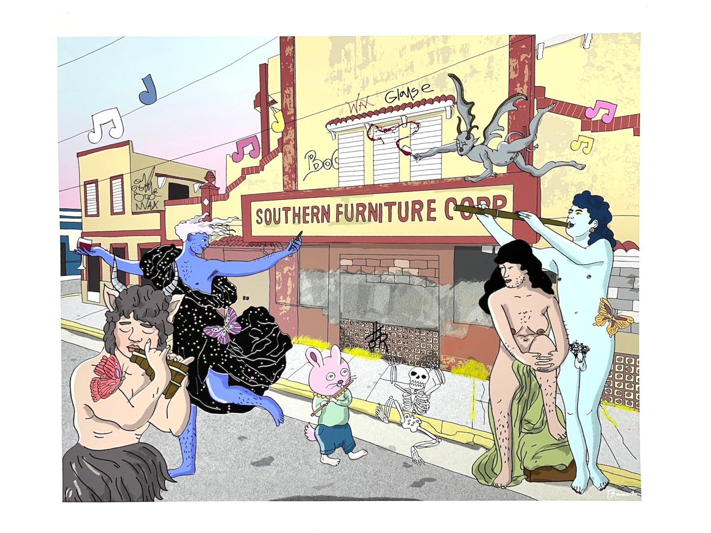 Días Comic - ART PRINT / "SOUTHERN FURNITURE"